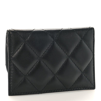 Chanel Lambskin Quilted Flap Waist Bag Insert Black 3 of 8