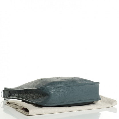 Hermes Taurillon Clemence Evelyne PM Bleu Orage 4 of 28