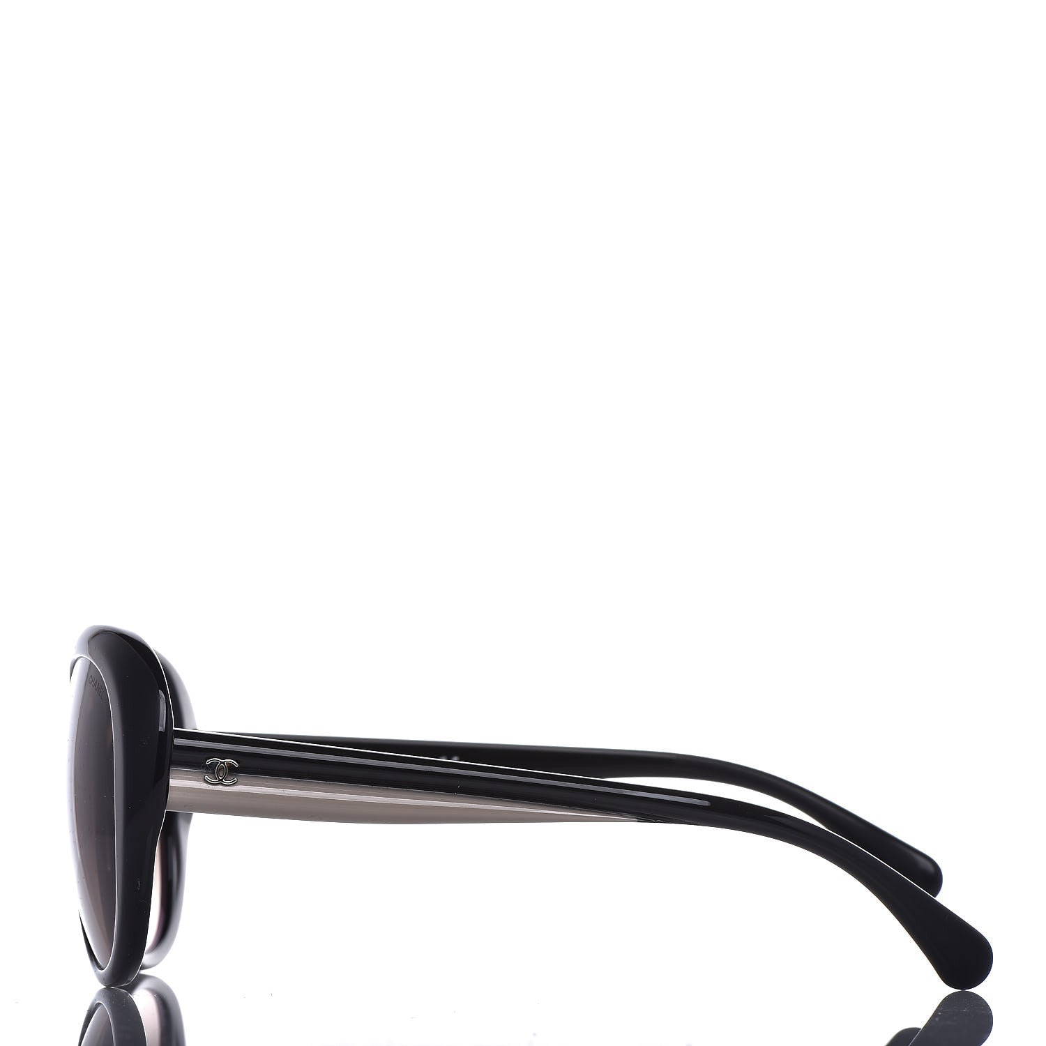 Chanel Signature Oval Sunglasses 5312 Black 2 of 7