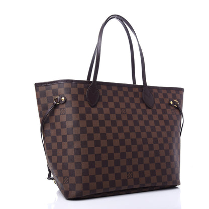Louis Vuitton Damier Ebene Neo Neverfull MM Rose Ballerine 3 of 10