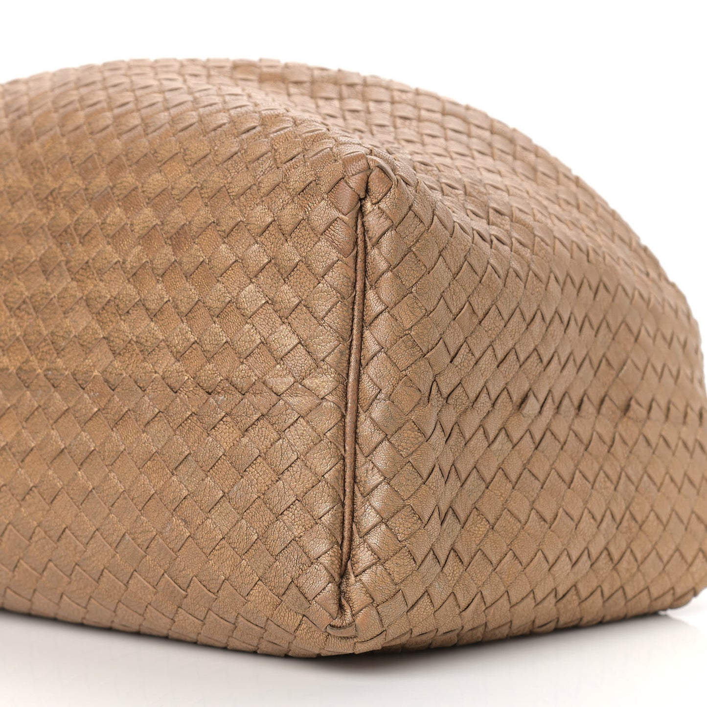 Chevre Intrecciato Sloane Hobo Ottone