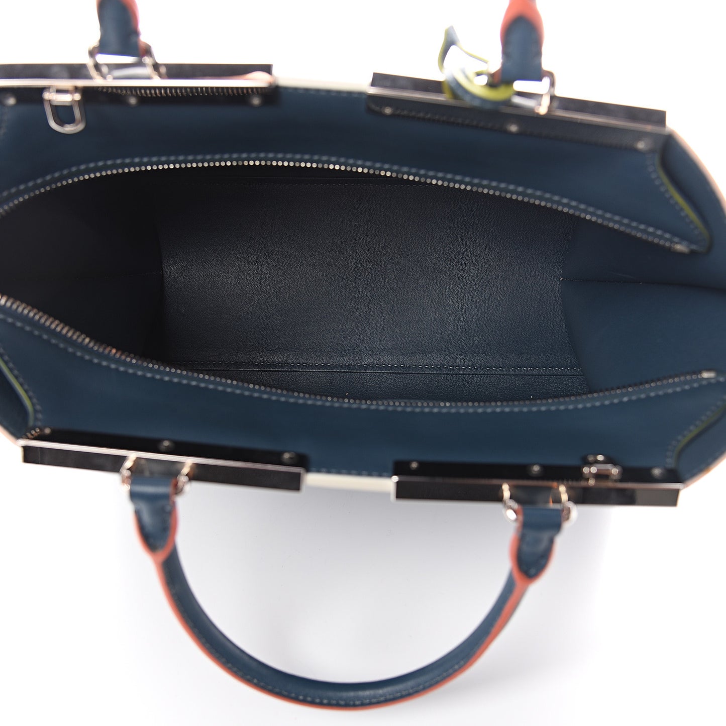 Vitello Dolce Century Petite 3Jours Tote Pavone