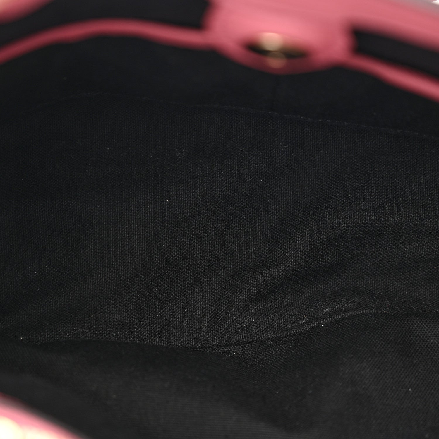 Burberry Grainy Calfskin House Check Medium Banner Tote Mauve Pink 6 of 18