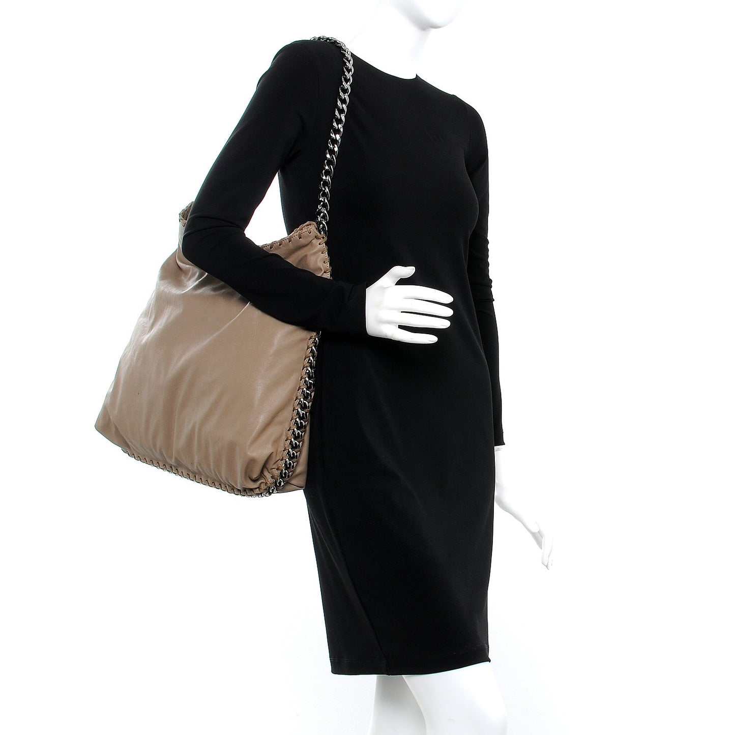 Eco Alter Nappa Falabella Hobo Beige