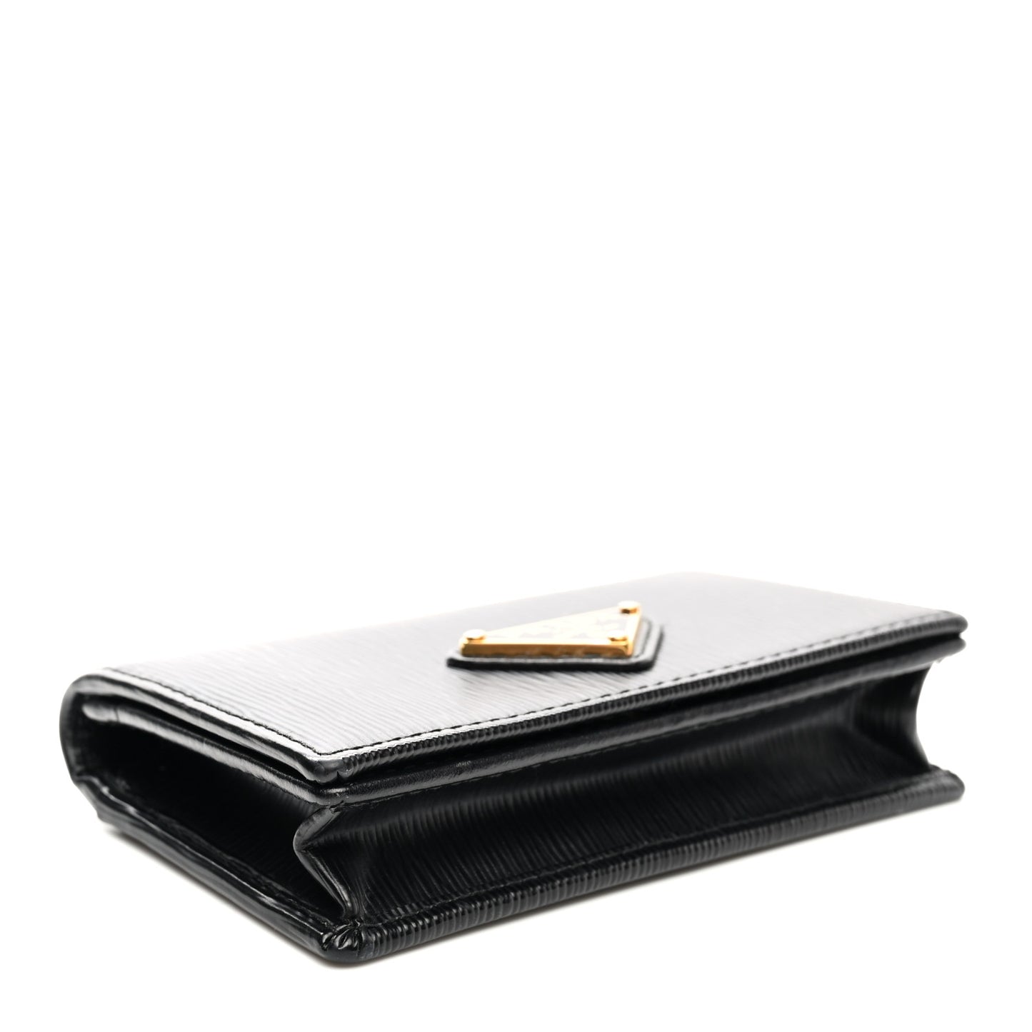 Vitello Move Triangle Logo Card Holder Black