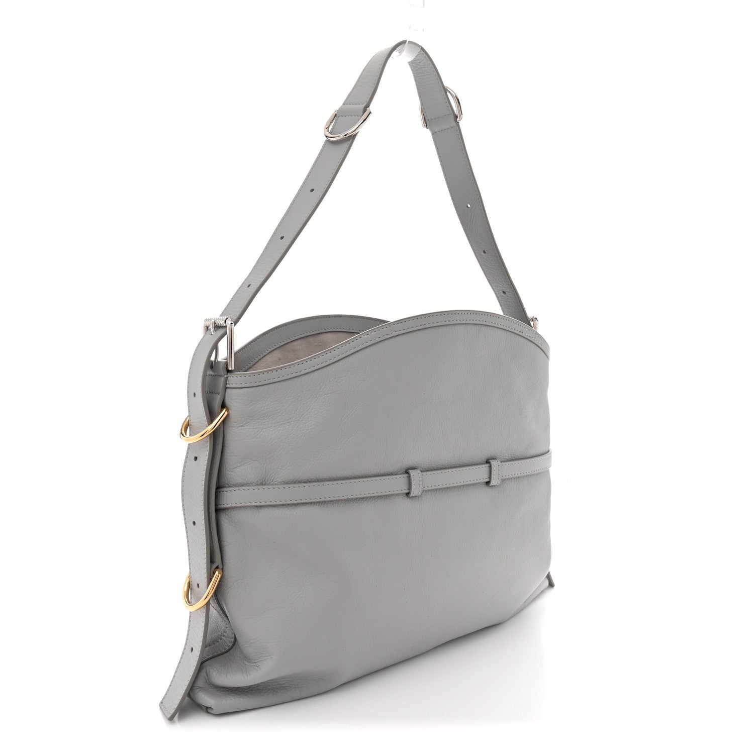 Givenchy Calfskin Medium Voyou Bag Light Grey 3 of 10