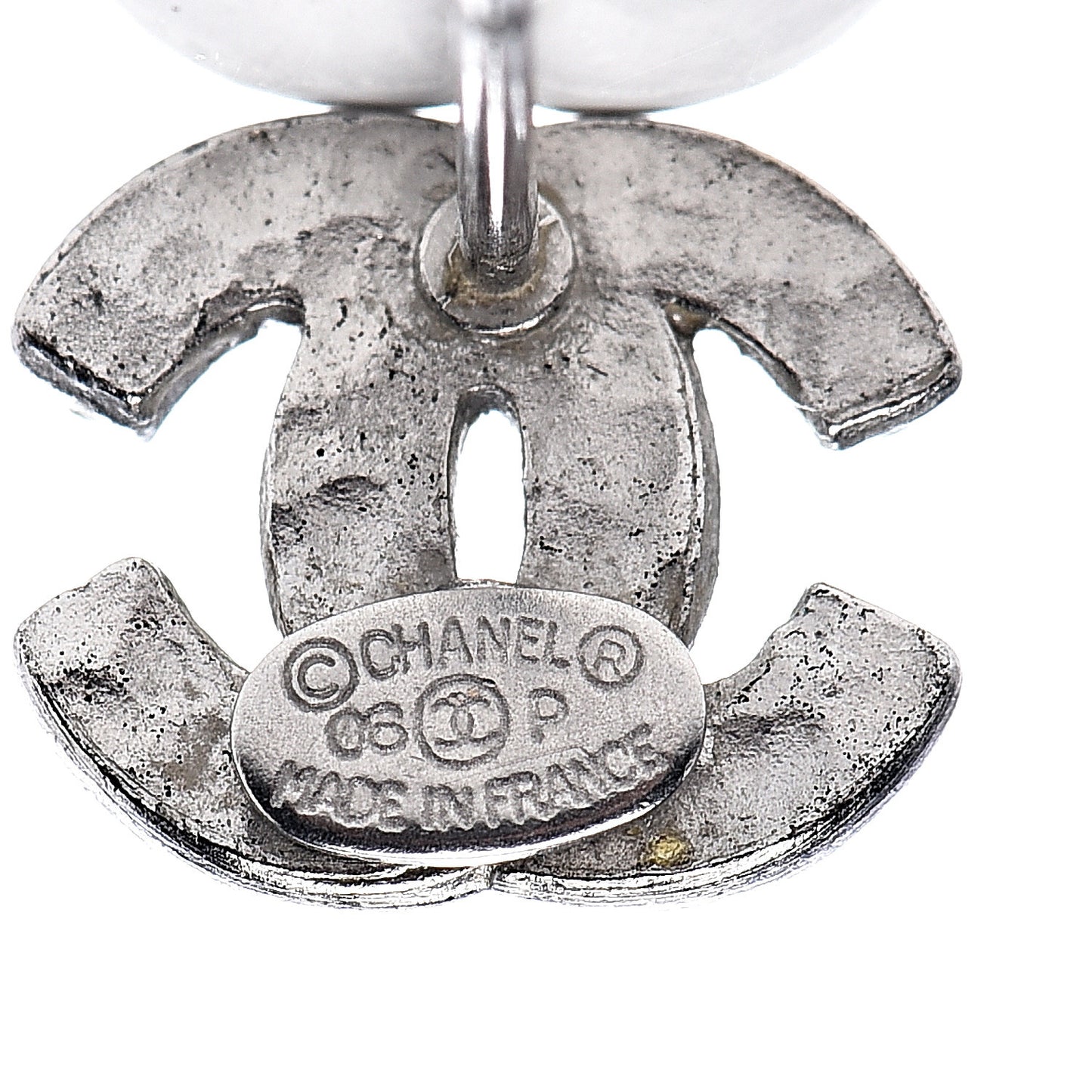 Crystal Mini Timeless CC Earrings Silver