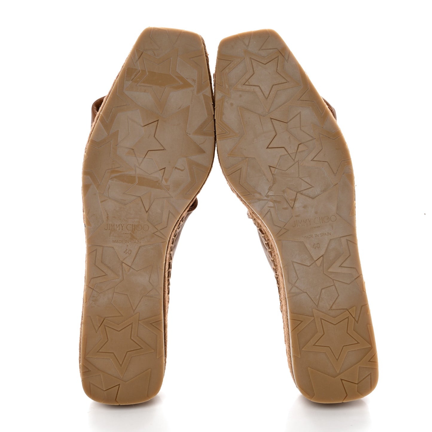 Nappa Daja 45 Espadrille Sandals 40 Cuoio