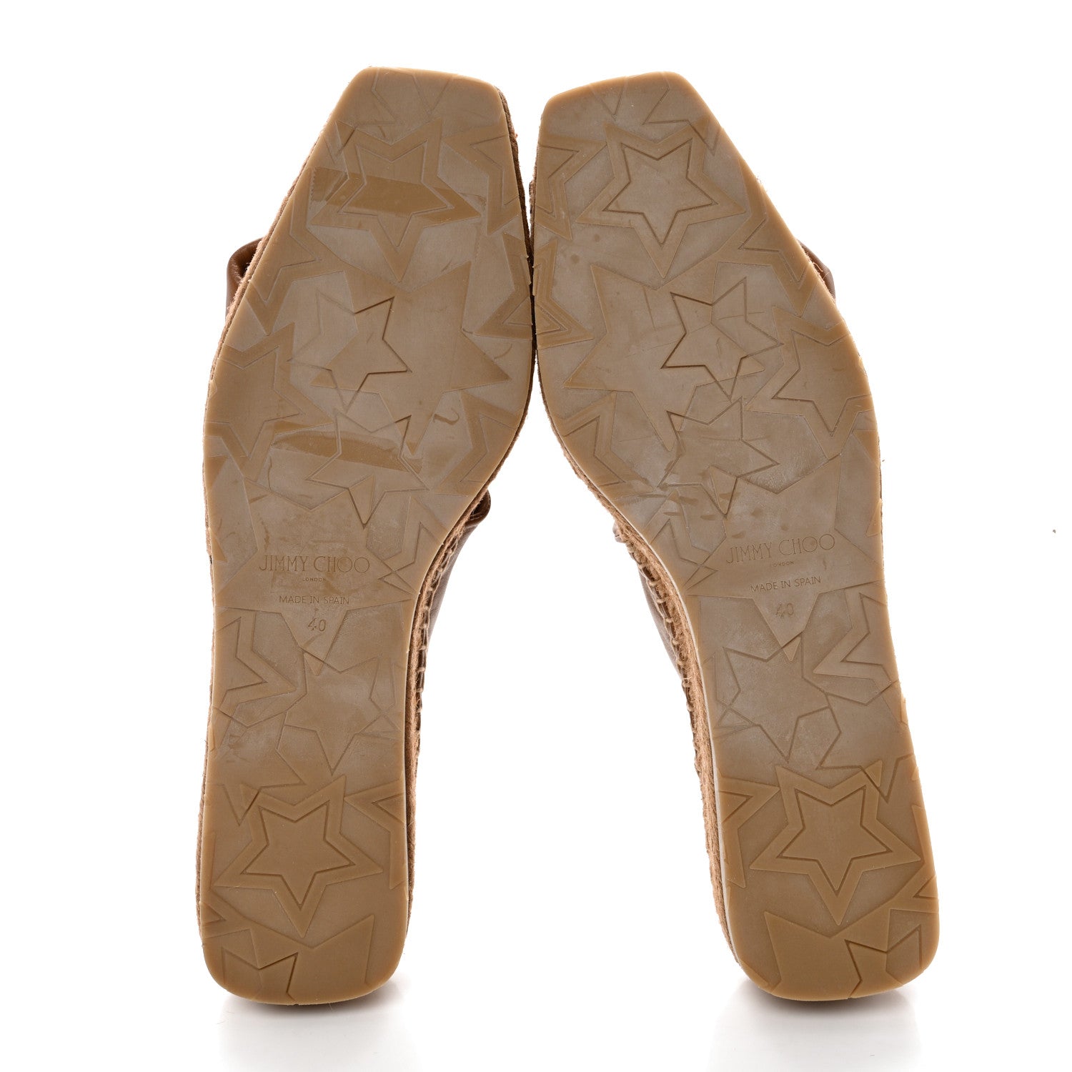 Jimmy Choo Nappa Daja 45 Espadrille Sandals 40 Cuoio 5 of 11