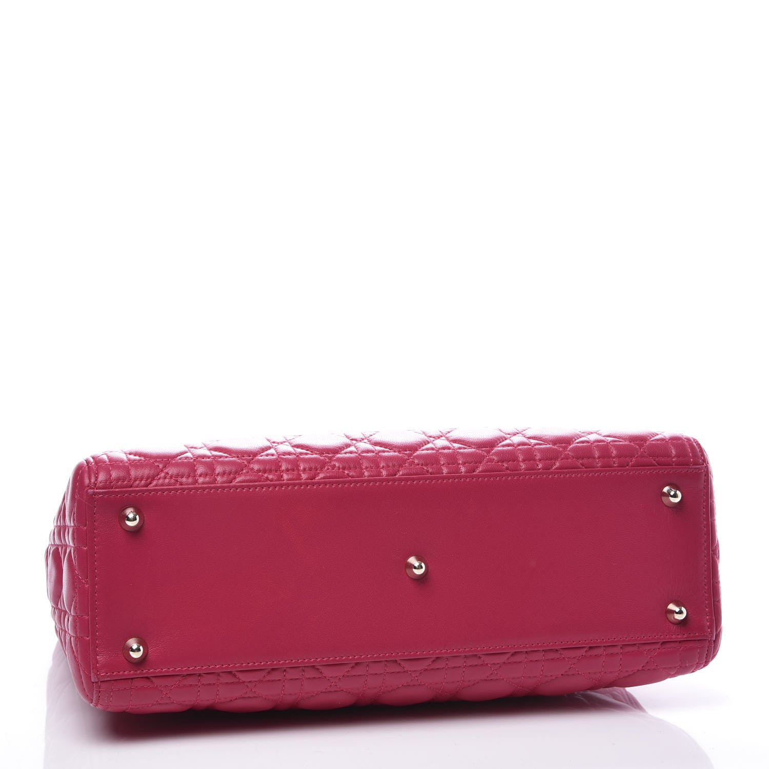 Christian Dior Lambskin Cannage Large Lady Dior Pink 3 of 10