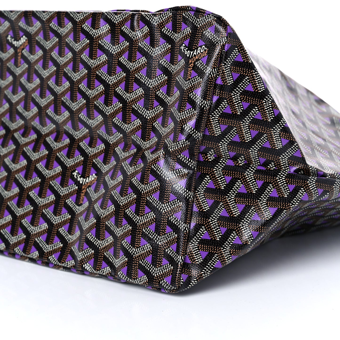 Goyardine Saint Louis Claire Voie GM Black Purple