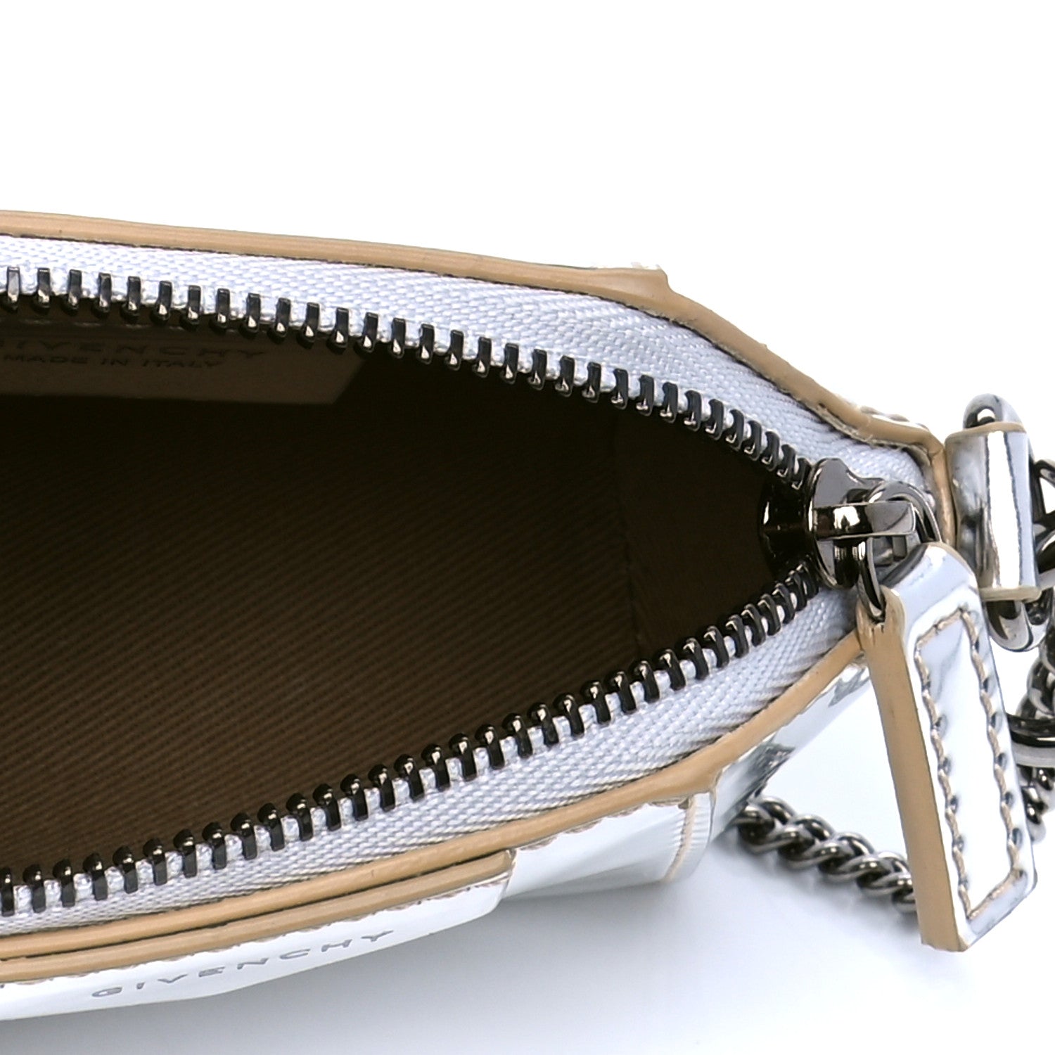 Givenchy Metallic Calfskin Baby Antigona Silver 3 of 4