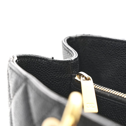 Chanel Caviar Quilted Grand Shopping Tote GST Black 14 of 14
