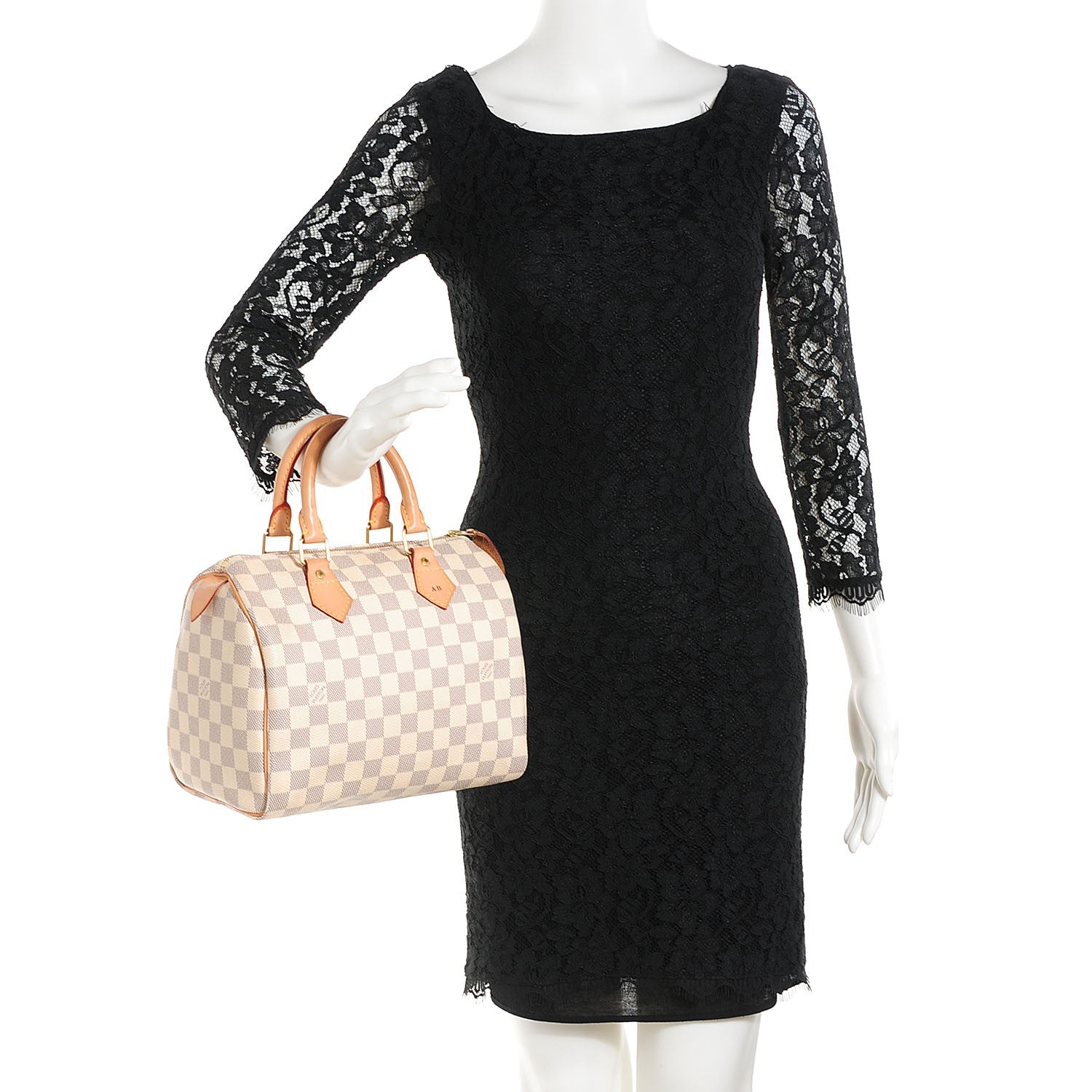 Louis Vuitton Damier Azur Speedy 25 2 of 7