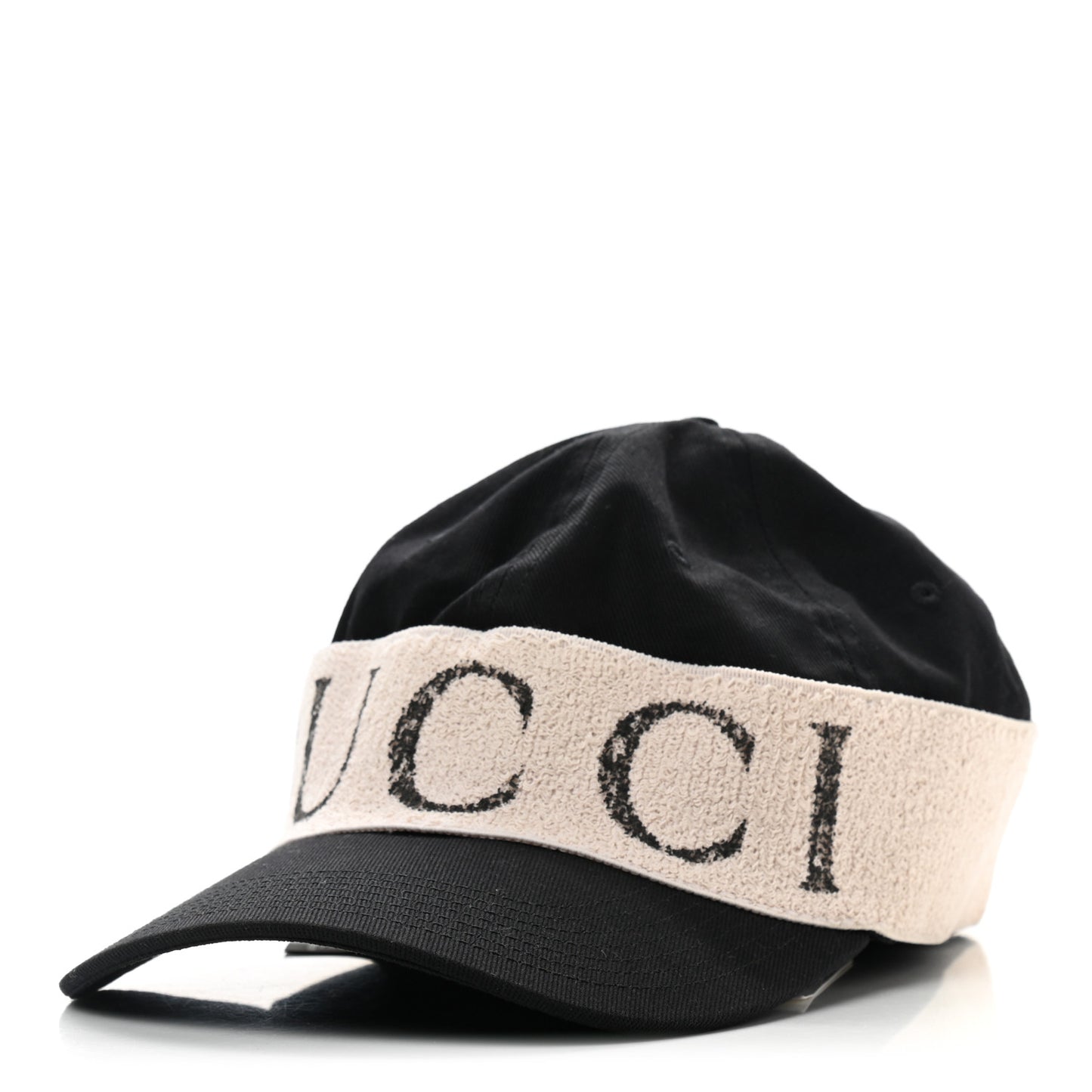 Gabardine Gucci Headband Baseball Hat M Black