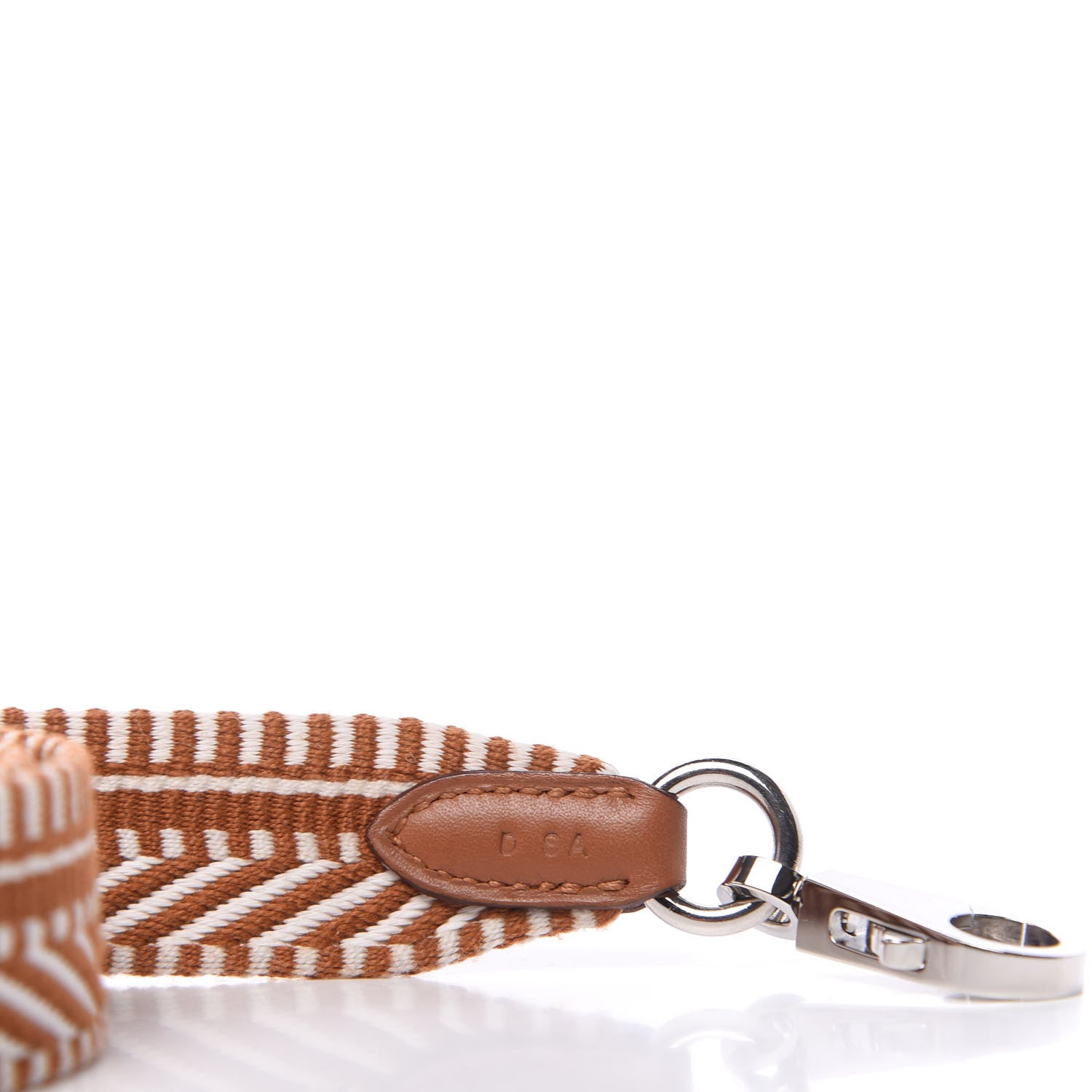 Hermes Toile Swift 25mm Sangle Cavale Shoulder Strap Ecru Beige Gold 5 of 8