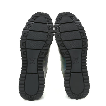 Louis Vuitton Calfskin Iridescent Monogram Rivoli Sneakers 10 Black 6 of 15