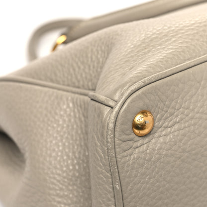 Prada Vitello Daino Large Double Zip Tote Pomice 11 of 16