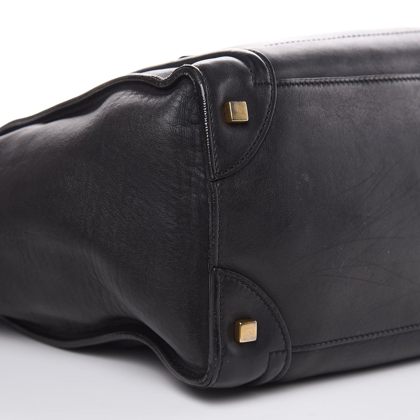 Smooth Calfskin Mini Luggage Black