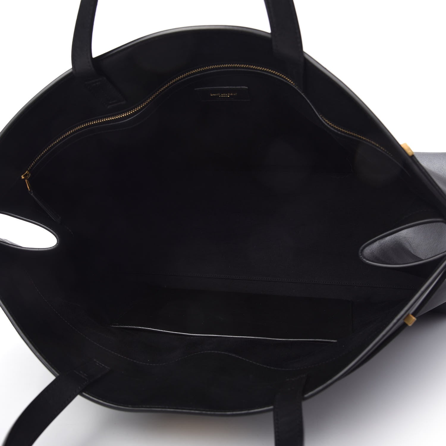 Saint Laurent Calfskin Large Manhattan Shopper Tote Black 5 of 9