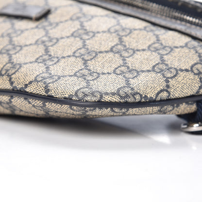 Gucci GG Supreme Monogram Belt Bag Navy 14 of 16