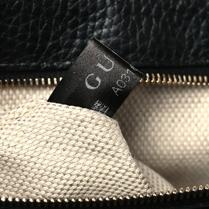 Gucci Pebbled Calfskin Medium Soho Flap Crossbody Black 8 of 11