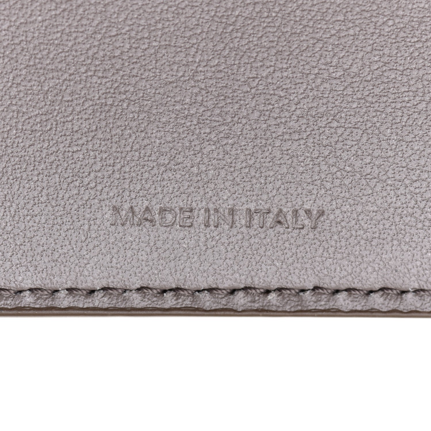 Celine Grained Calfskin Medium Multifunction Strap Wallet Pebble 6 of 10