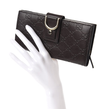 Gucci Guccissima Abbey Continental Wallet Chocolate 2 of 9