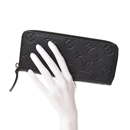 Louis Vuitton Empreinte Clemence Wallet Black 2 of 7