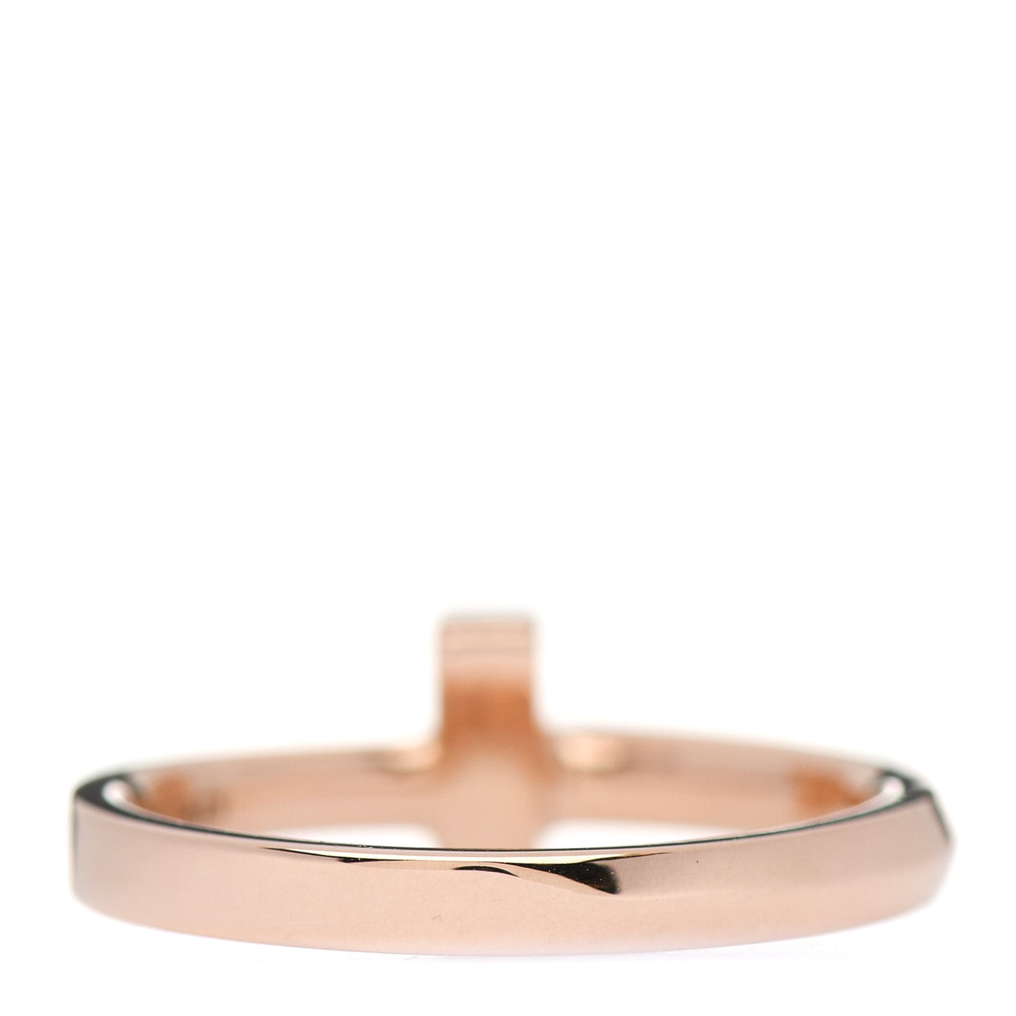 18K Rose Gold 2.5mm T T1 Ring 49 4.75