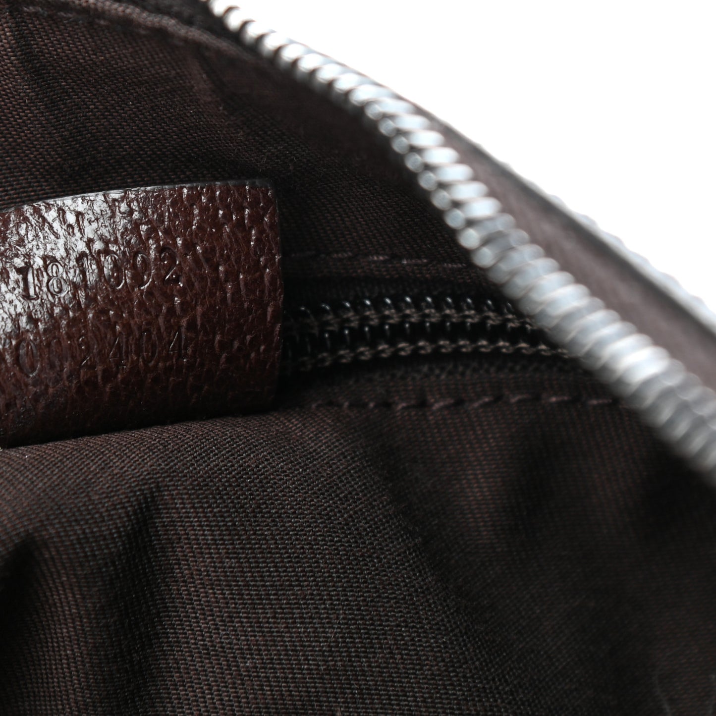 Monogram Web Medium Half Moon Hobo Dark Brown