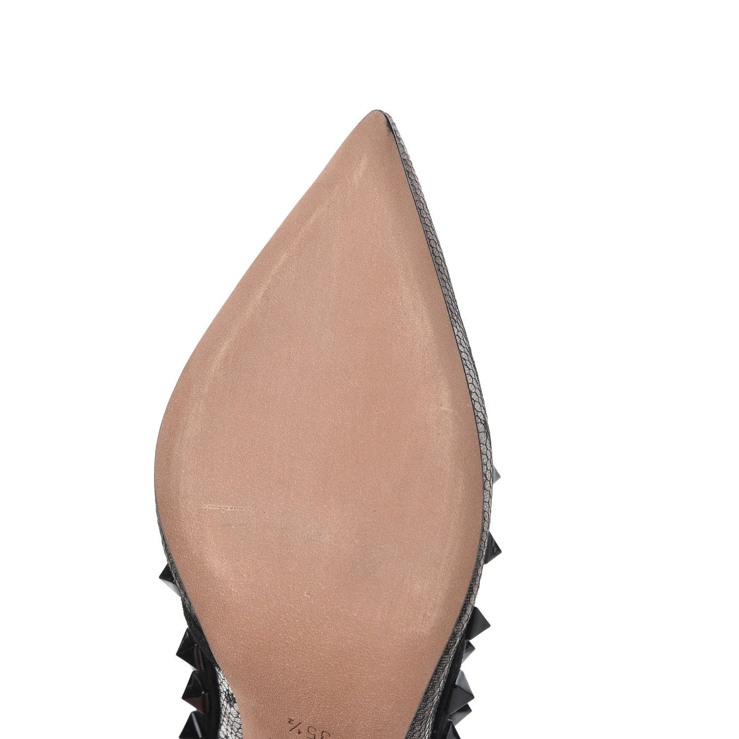 Valentino Garavani Mesh Point d'Esprit Suede Rockstud Ankle Strap 100mm Pumps 35.5 Black 11 of 12