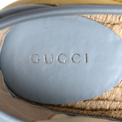Gucci Nappa Matelasse Diagonal GG Marmont Espadrilles 36 Multicolor Pastel 7 of 7