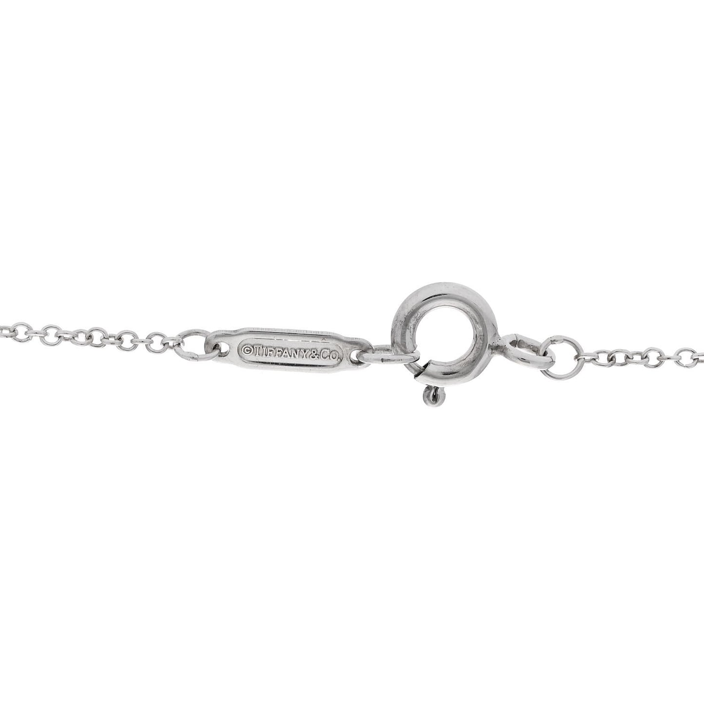 Sterling Silver Return to Tiffany Heart Key Pendant Necklace