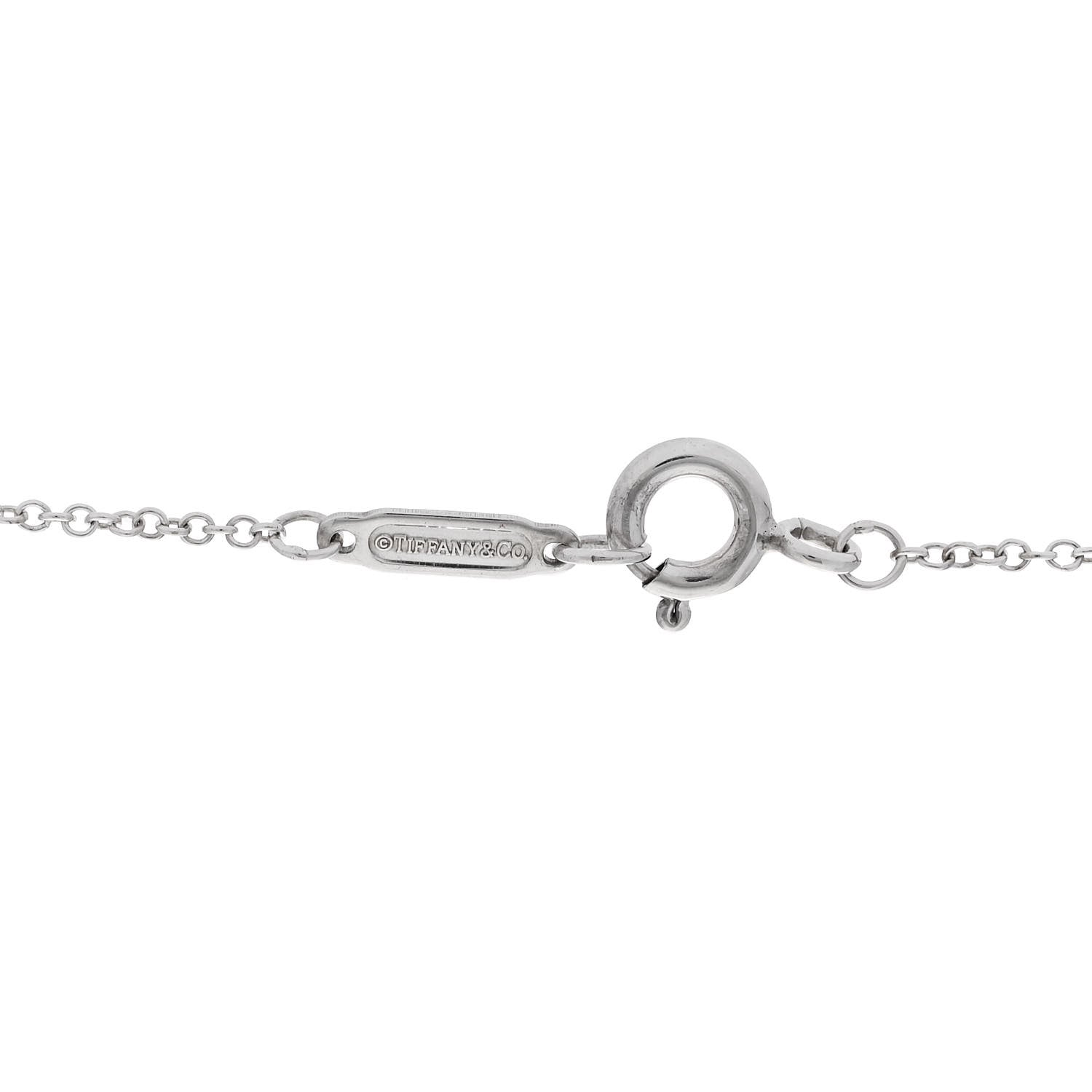 Tiffany Sterling Silver Return to Tiffany Heart Key Pendant Necklace 4 of 5