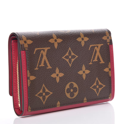 Louis Vuitton Monogram Flore Compact Wallet Fuchsia 3 of 8