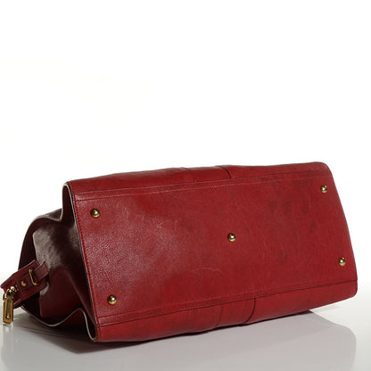 Saint Laurent Sheepskin Large Cabas ChYc Red 4 of 9