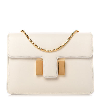 Tom Ford Grained Calfskin Medium Sienna Shoulder Bag Chalk 1 of 9