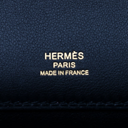 Hermes Swift Kelly Cut Clutch Pochette Black 6 of 7