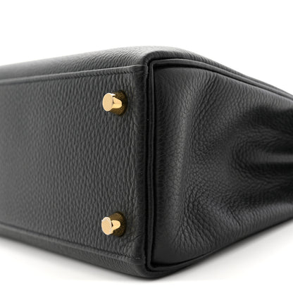 Hermes Togo Kelly Retourne 25 Black 10 of 11