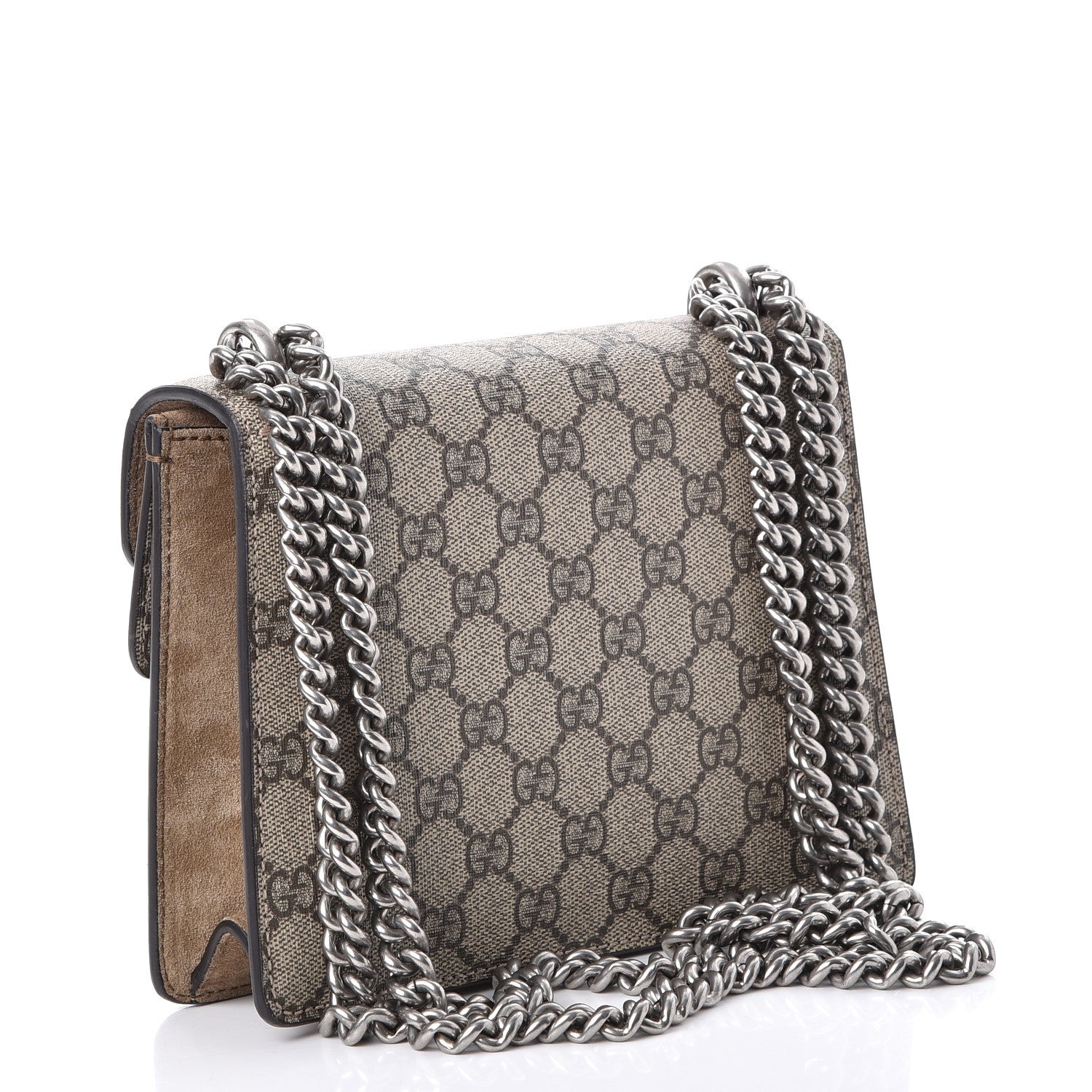Gucci GG Supreme Monogram Mini Dionysus Shoulder Bag Taupe 4 of 11
