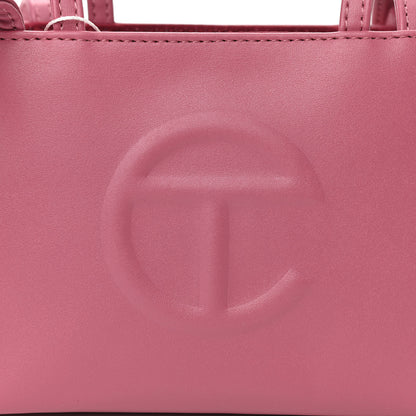 Telfar Vegan Leather Small Shopping Bag Corned Beef 9 of 11