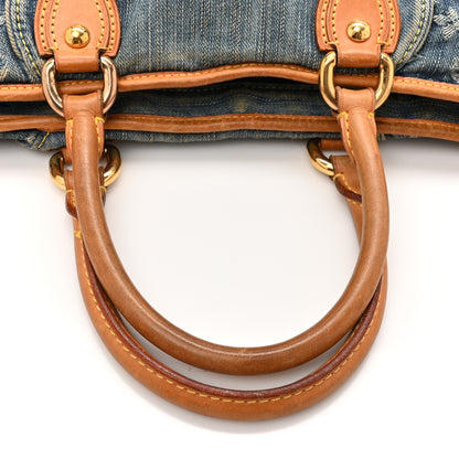 Louis Vuitton Denim Neo Cabby GM Blue 11 of 12
