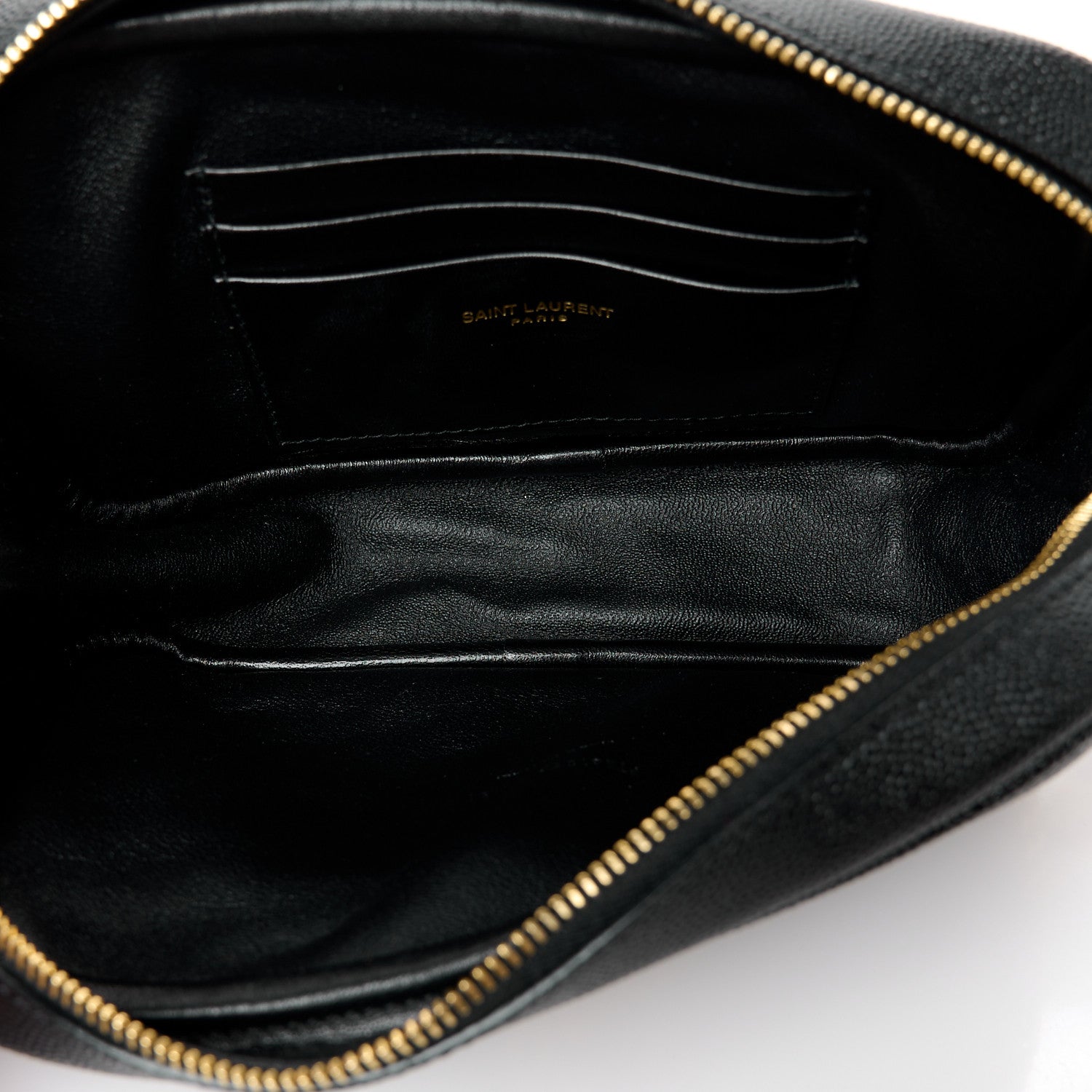 Saint Laurent Grain De Poudre Matelasse Monogram Mini Lou Camera Bag Black 5 of 11