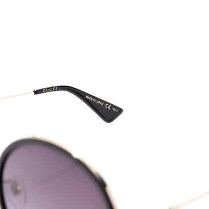 Gucci Round Frame Sunglasses GG0061S Black 5 of 8