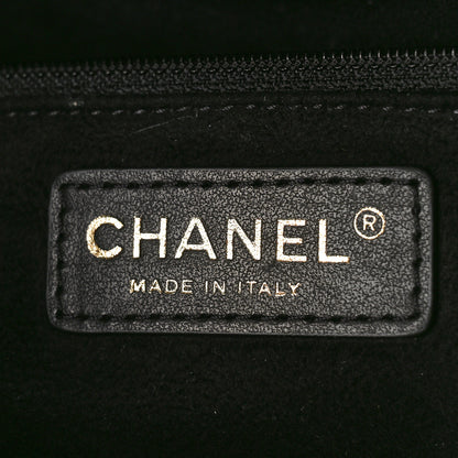 Chanel Caviar Small Studded Deauville Tote Black 6 of 9