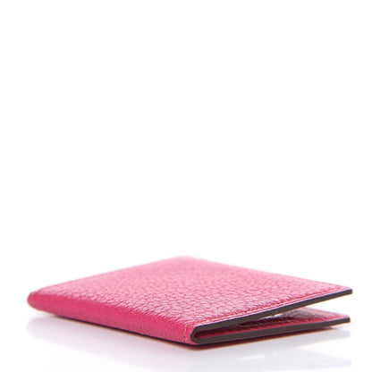Hermes Chevre Mysore Photo Frame Wallet Rose Shocking 4 of 7