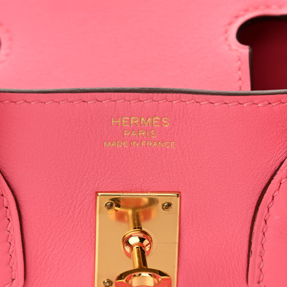 Hermes Swift Birkin 25 Rose Azalee 6 of 10