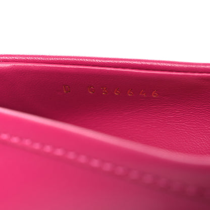Chanel Lambskin Quilted CC Turnlock Loafers 39 Fuchsia 10 of 12