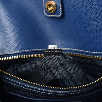 Prada Saffiano Lux Tote Bluette 7 of 20